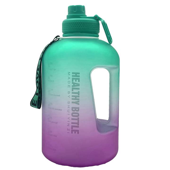 Wholesale Fitness Protein Gym Plastic Water Shaker Bottle 2.4L Gym Water Bottle with Handle Manufacturing and Export