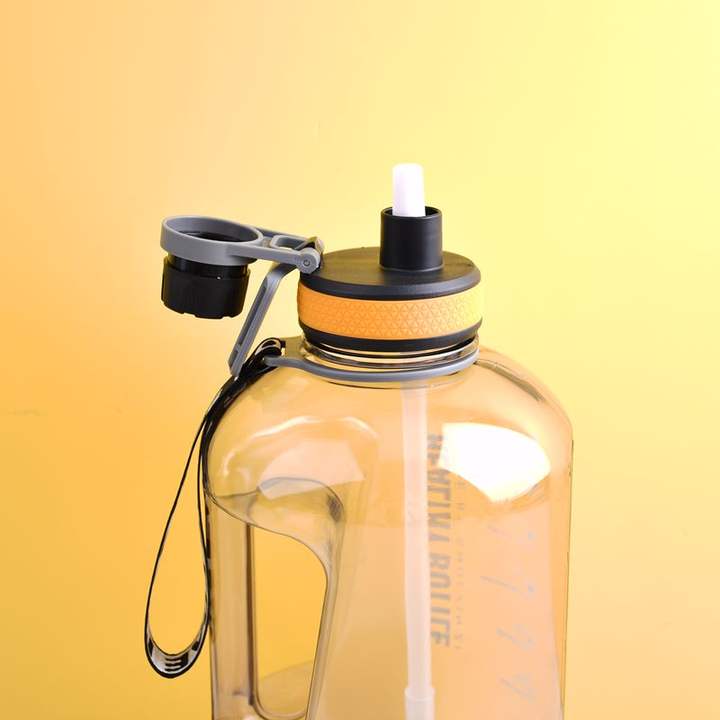Wholesale Fitness Protein Gym Plastic Water Shaker Bottle 2.4L Gym Water Bottle with Handle Manufacturing and Export