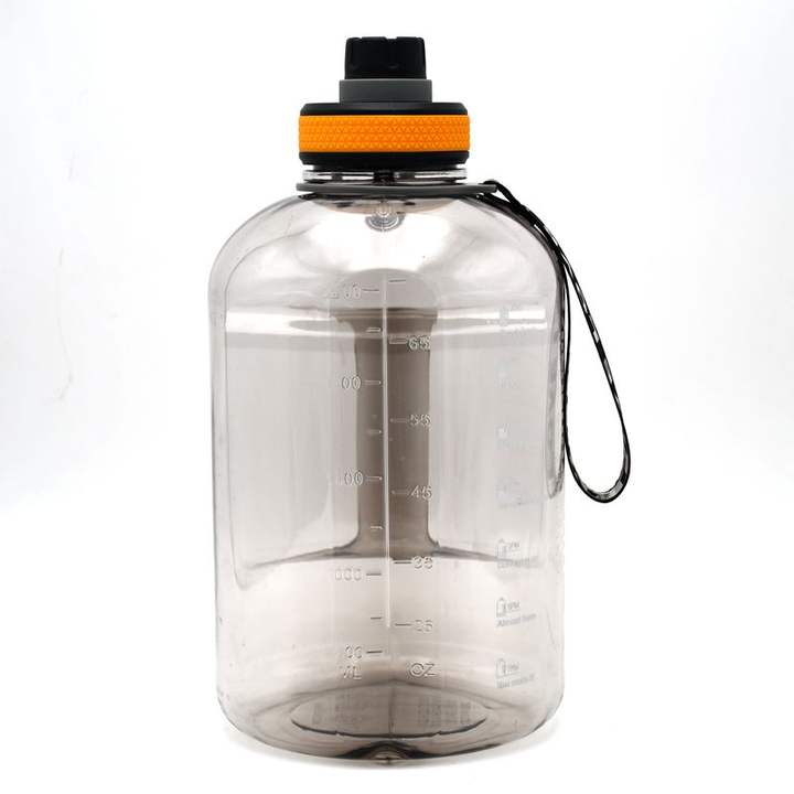 Wholesale Fitness Protein Gym Plastic Water Shaker Bottle 2.4L Gym Water Bottle with Handle Manufacturing and Export
