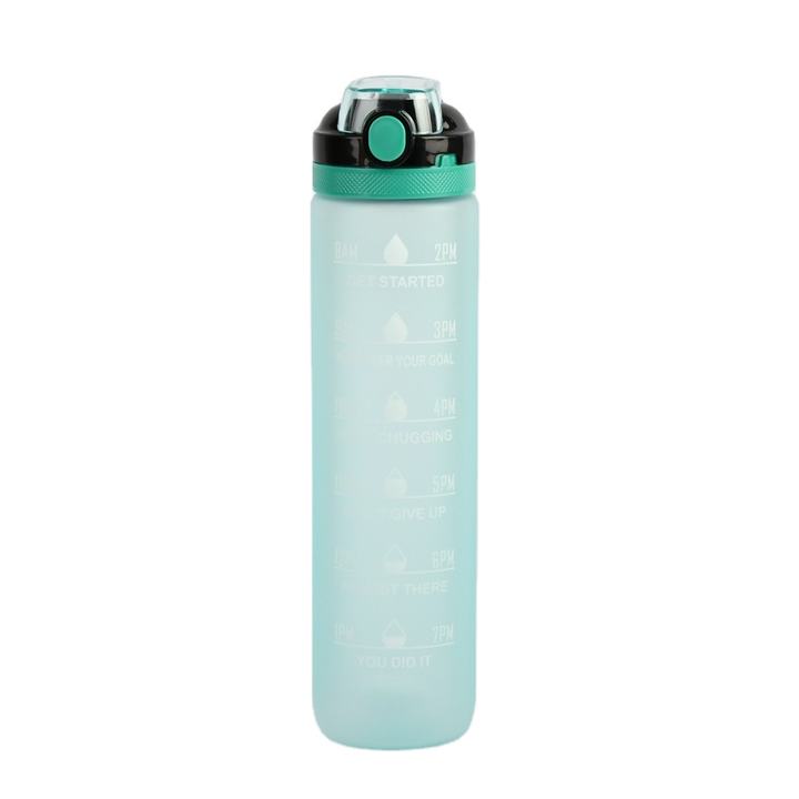 Wholesale Good quality plastic camping drinking bottle portable Gym colorful bottle sport Motivational Water Bottle Export Manufacturing Efficiency