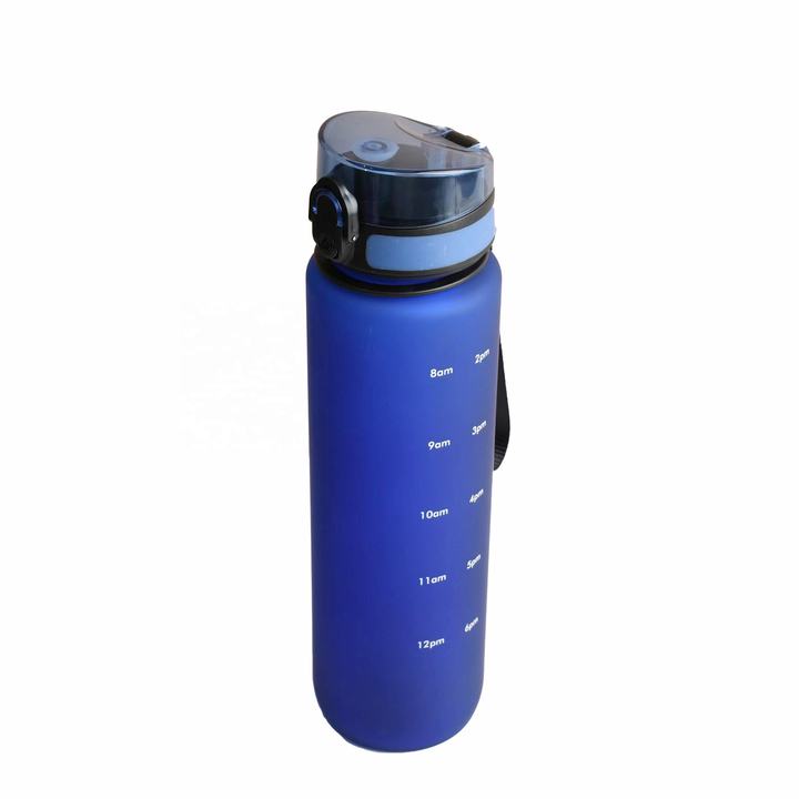 Wholesale Large Capacity 32oz/1000ml Bpa Free Custom Logo Plastic Sport Water Bottle with rope and lid