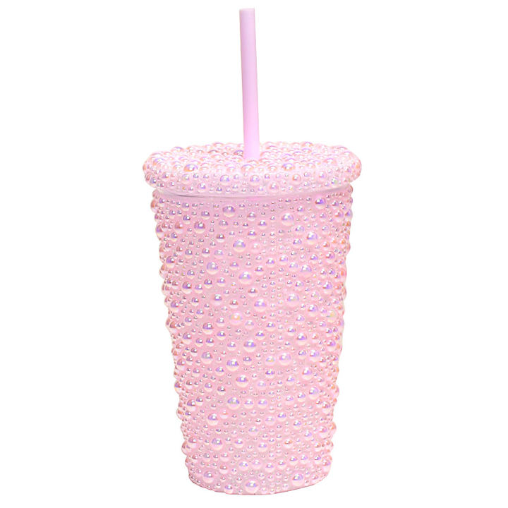 Wholesale Luxury custom color 450ml/650ml  BPA Free with Full Bling Rhinestone Glitter Plastic tumbler China Bulk Supplier Customization