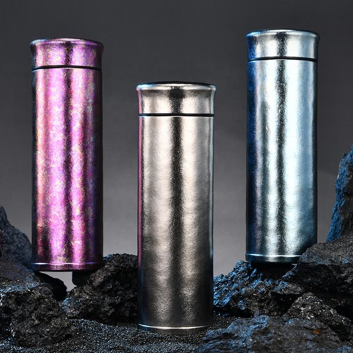 Wholesale Unisex Titanium Water Bottle Direct Drinking Double Wall Vacuum Flask High Thermal Insulation Business Gift Wholesale Trade Supplier Innovation