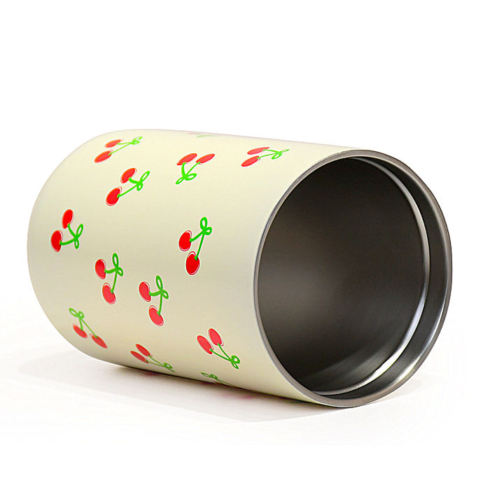 Wholesale customized portable compact 400ml double wall insulation Stainless Steel Coffee Mug cup with handle