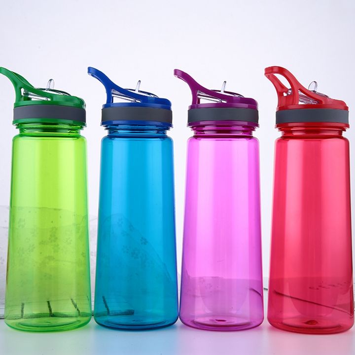 Wholesale price 750ml Portable Leak-proof Customized bpa free plastic sport water bottles with custom logo China Industrial Supplier Chain