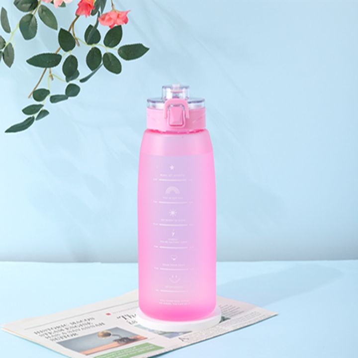 Factory outlet Custom bpa free 1200ml plastic travel gym sport motivational water bottle with portable rope and Bounce cover Manufacturing Solutions Chain