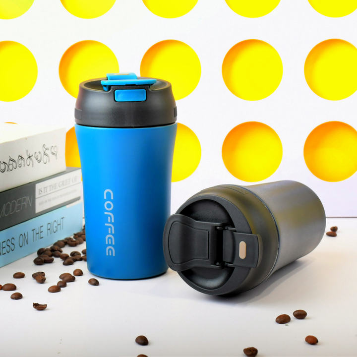 Office and outdoor custom logo color double wall vacuum cup stainless steel coffee  tumbler with straw Industrial Wholesale Custom Solutions