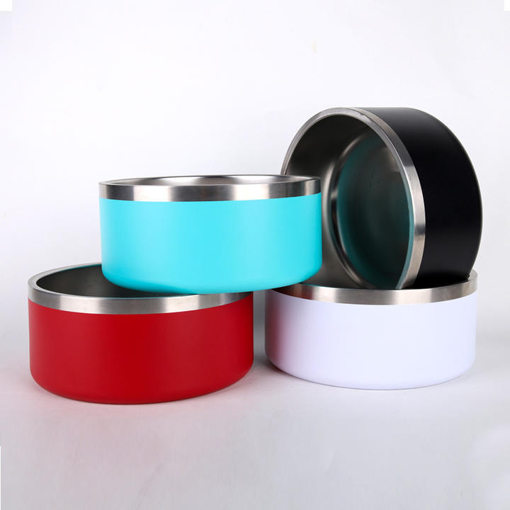 Slow feeder dog bowl metal dog bowl sublimation Stainless Steel  dog cat Food Feeder bowl dispenser with custom logo Factory to Consumer Operations