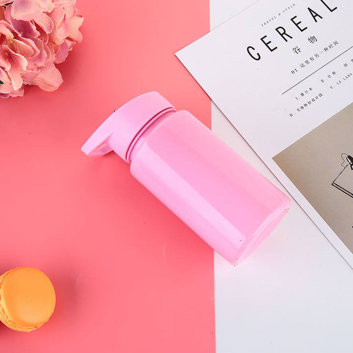 Suction nozzle straw stype tritan/AS BPA free plastic water bottle for children with handle for school Quality Manufacturing