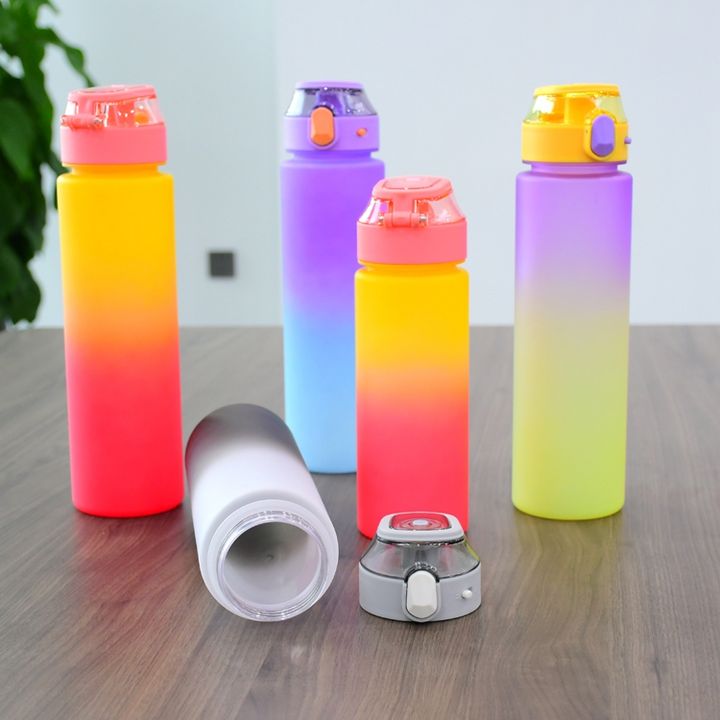 Wholesale 32oz/1L BPA Free custom Leakproof plastic transparent sport water bottle for Fitness Sports & Outdoors Trade Factory Direct