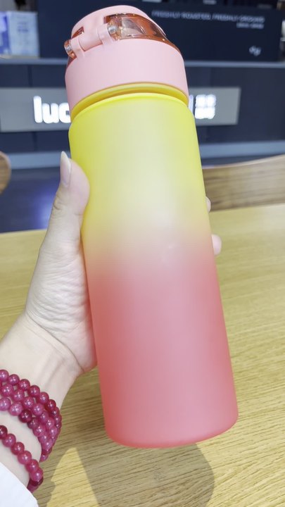 Wholesale 700ml Eco Friendly custom color and logo Reusable plastic transparent sport water bottle for Gym & School ODM Manufacturing Efficiency