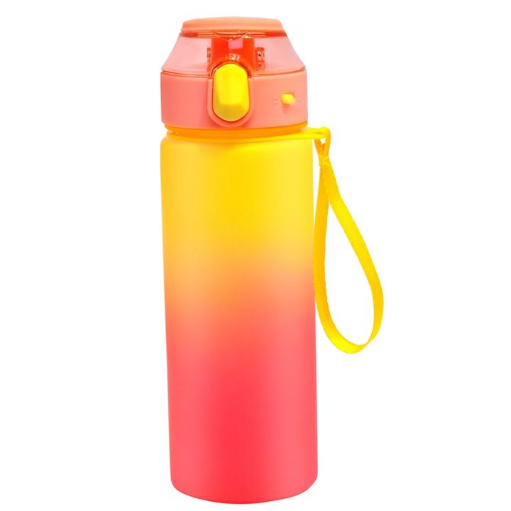 Wholesale 700ml Eco Friendly custom color and logo Reusable plastic transparent sport water bottle for Gym & School ODM Manufacturing Efficiency