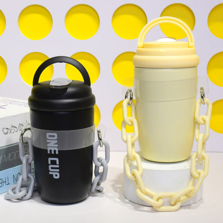 Wholesale Cheap custom New Product Cute Eco-Freindly gift cup thermos  stainless steel coffee mug with straw and handle Manufacturing Solutions