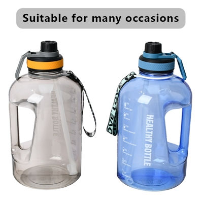 Wholesale Classic big Outdoor Big capacity Sports Portable Water Bottle With Straw and motivational Time Marker China Supplier B2B