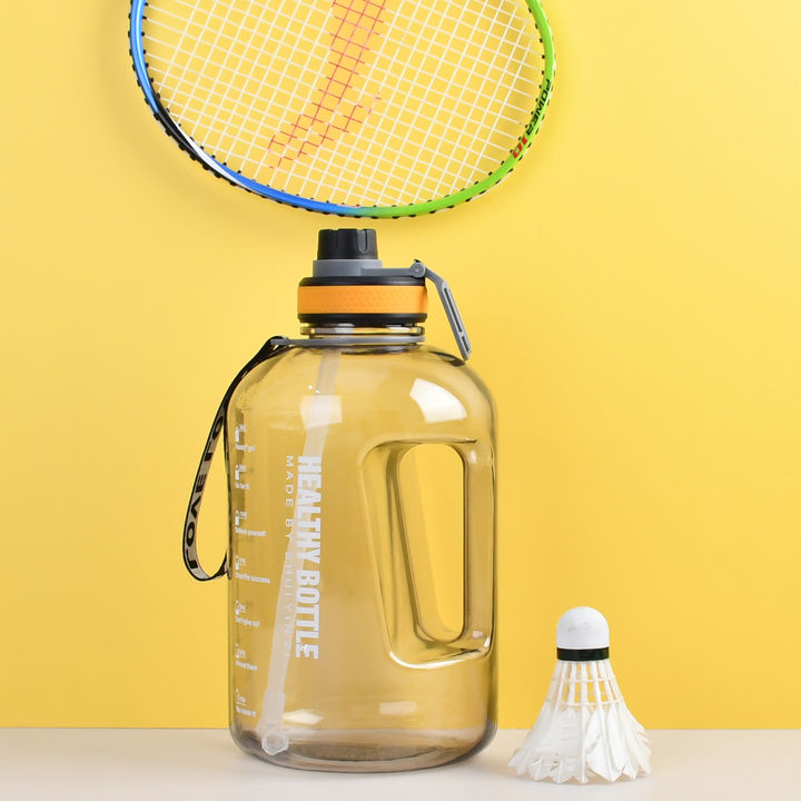 Wholesale Classic big Outdoor Big capacity Sports Portable Water Bottle With Straw and motivational Time Marker China Supplier B2B