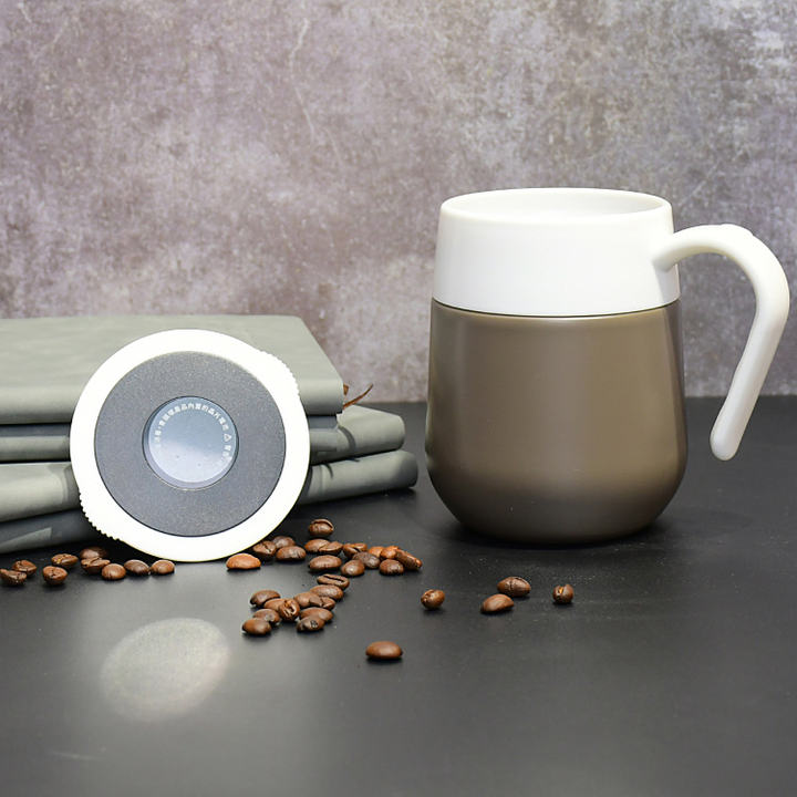 Wholesale Multicolor Smart Mug gift cup thermos LED Temperature display stainless steel coffee mug with handle and spoon Manufacturing Services Export