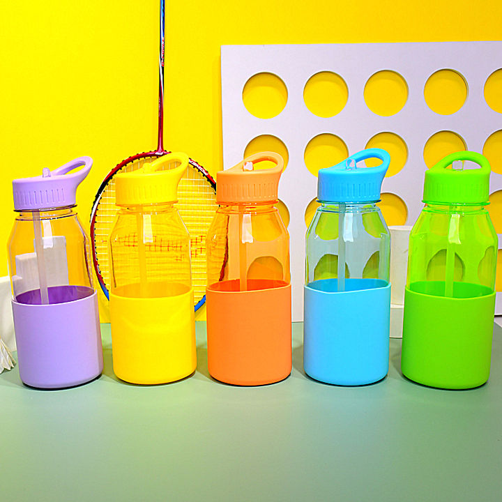 Wholesale OEM/ODM 32OZ/1L eco friendly customized rainbow color bpa free Fitness motivational plastic Sport water bottles Wholesale Manufacturer