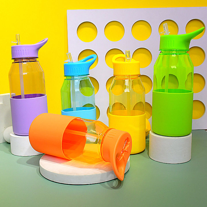 Wholesale OEM/ODM 32OZ/1L eco friendly customized rainbow color bpa free Fitness motivational plastic Sport water bottles Wholesale Manufacturer