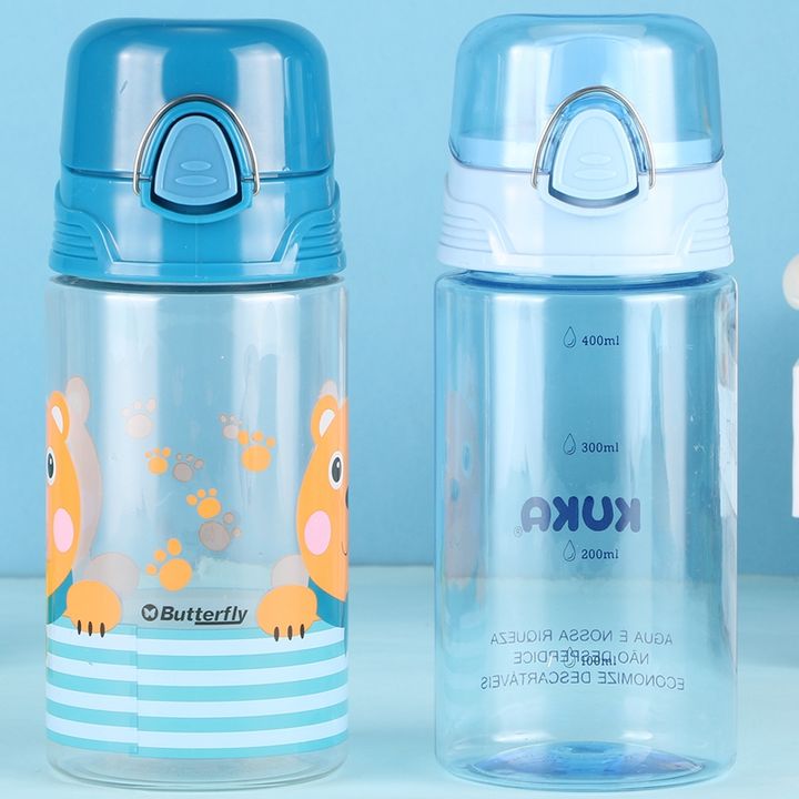 Wholesale bpa free durable drinking bottle 500ml Customizable plastic kids water bottle with lockable lid and portable handle Export Manufacturing Operations