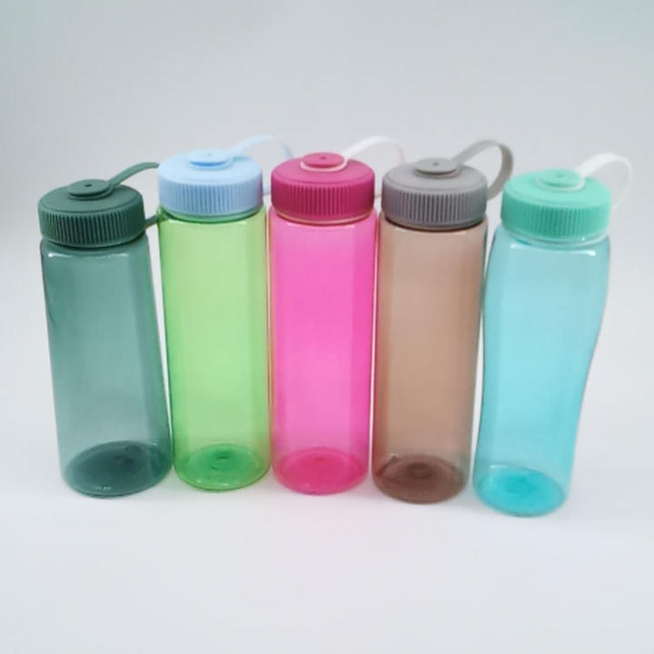 wholesale price 700ml Custom logo and color Bpa Free Direct Drinking Plastic Sport Water Bottle for travel camping and outdoor