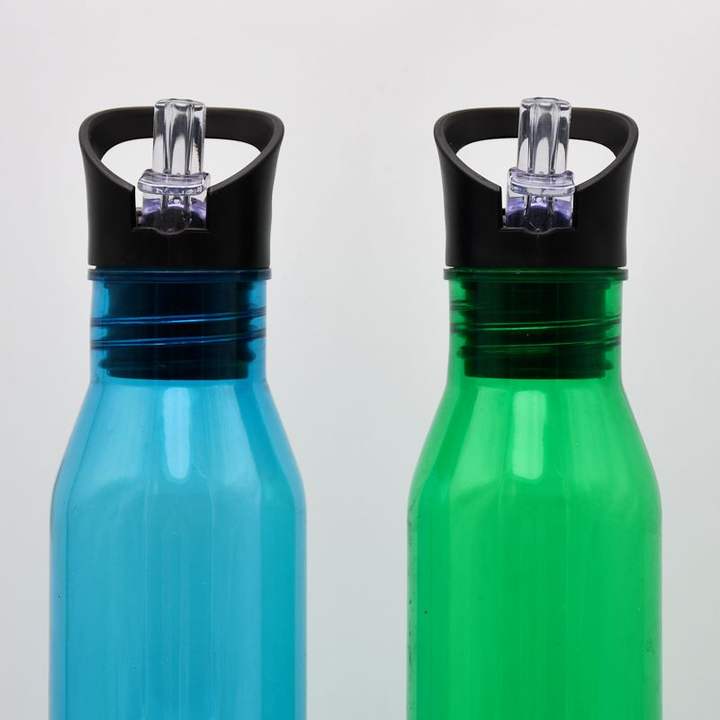 Wholesale price 700ml food grade custom logo and logo plastic clear fitness sports water bottle with handle lid Low-Cost Manufacturing Hub