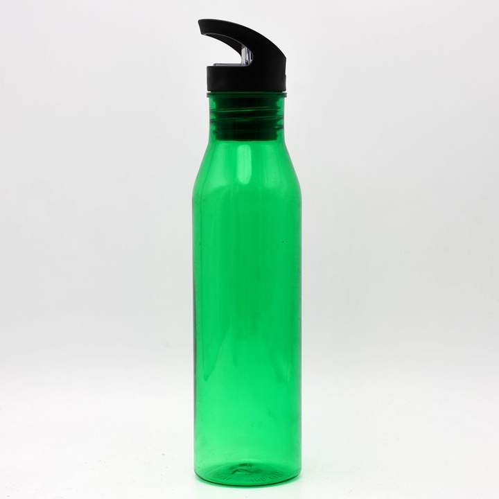 Wholesale price 700ml food grade custom logo and logo plastic clear fitness sports water bottle with handle lid Low-Cost Manufacturing Hub