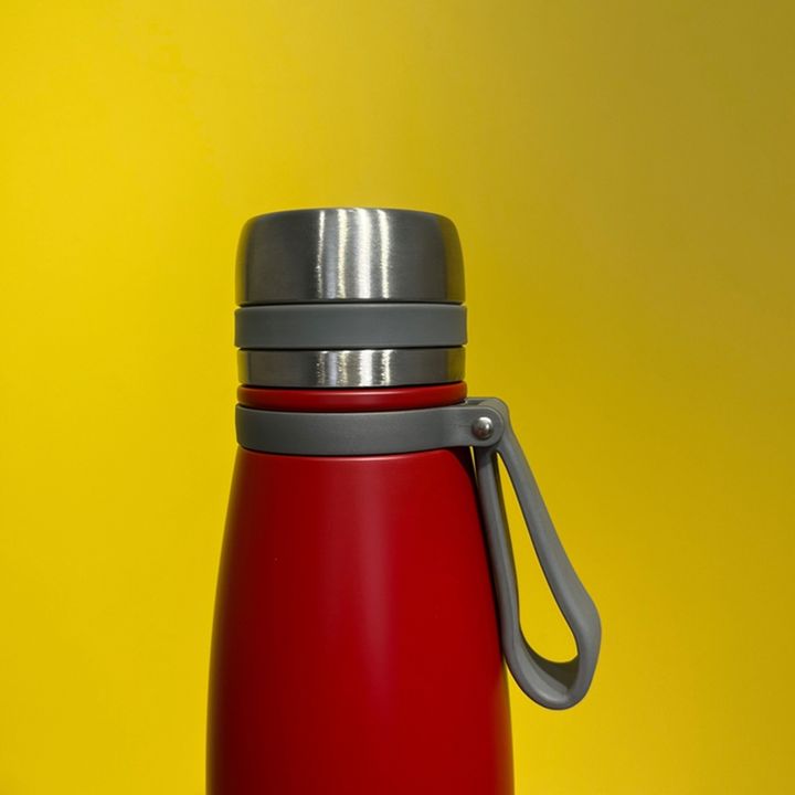 Wholesale stainless steel drinking cup custom logo sport vacuum flasks gift thermoses bottle with tea infuser and handle Factory Wholesale Export
