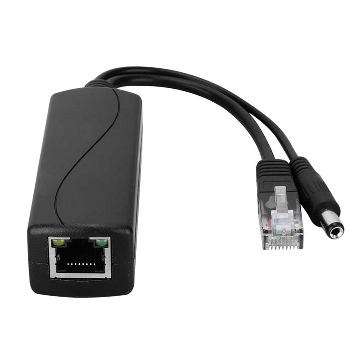 External POE Cable POE Separator Splitter Cable Convert 48V to 12V Used Between POE Switch and Non-PoE IP Cameras