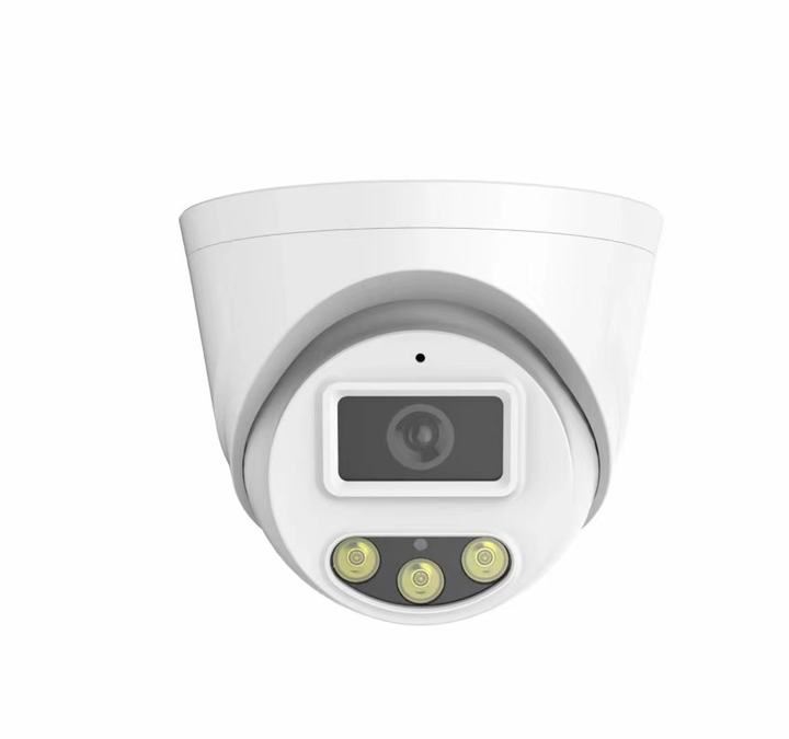 Full Metal Dome Dual Light Smart Color Night Vision 2 Way Audio 4K 8MP Turret POE IP Camera Affordable Factory Pricing