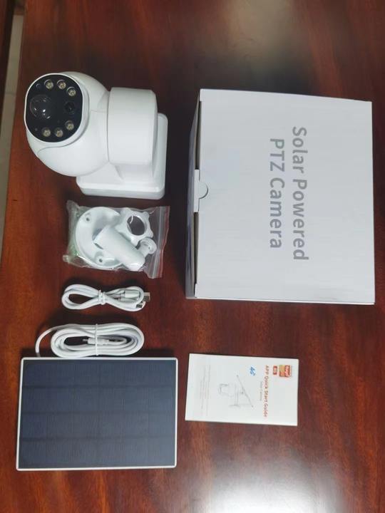 Good Quality Tuya Smart APP 2.0Megapixels Solar Power Battery 4G For European Countries Double lights IP Pan&Tilt Camera(7500mA)