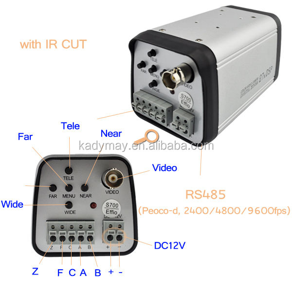 Good price hot sale 27X Zoom Camera CCTV Security BNC RS485 BOX Camera Product Sourcing