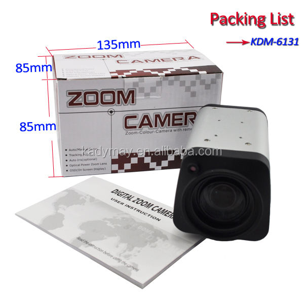 Good price hot sale 27X Zoom Camera CCTV Security BNC RS485 BOX Camera Product Sourcing