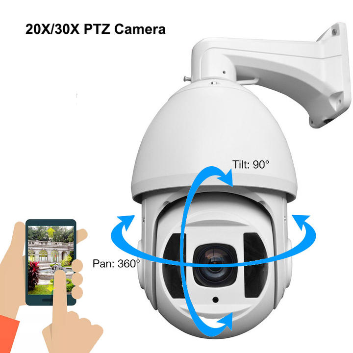 H.265 IR 150m PTZ 5MP 30x Network Camera High Speed Dome Camera 5MP IP Camera PTZ