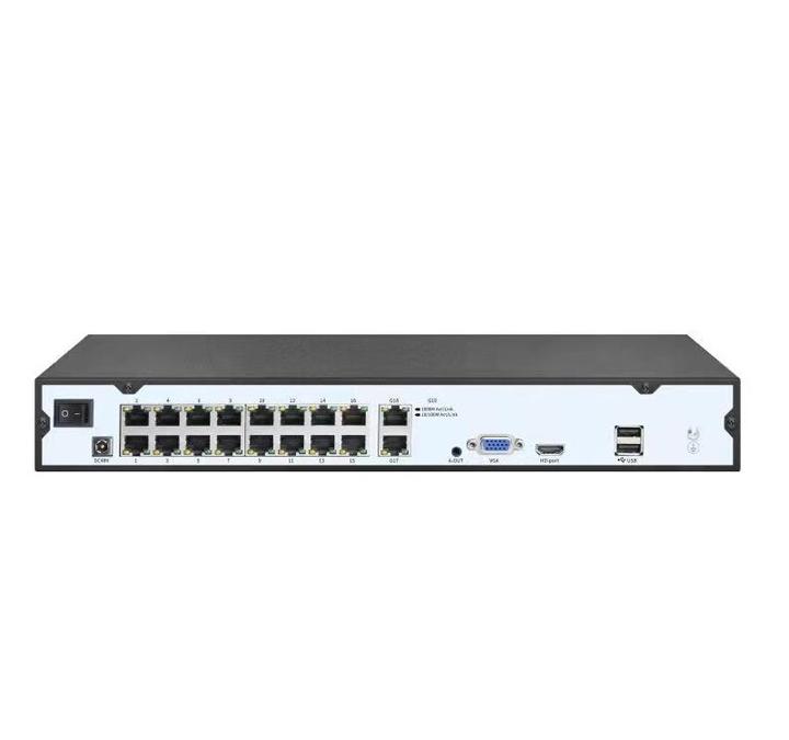 H.265  XM 4K CCTV NVR 8MP POE 16 Channel Recorder