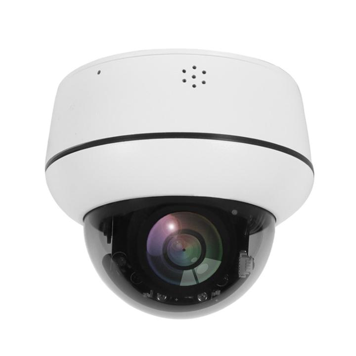 HD Surveillance AI Tracking Mini Speed Dome IP Outdoor PTZ Camera 5MP with Audio