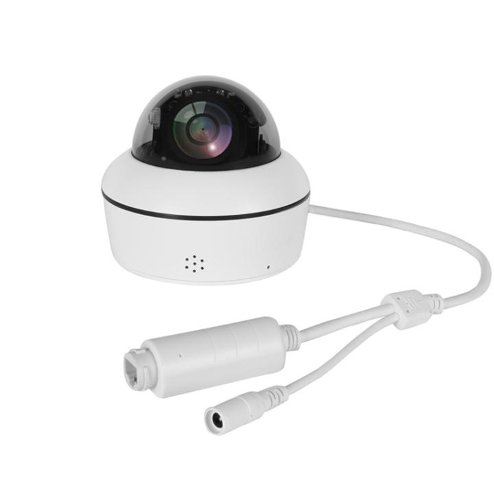 HD Surveillance AI Tracking Mini Speed Dome IP Outdoor PTZ Camera 5MP with Audio