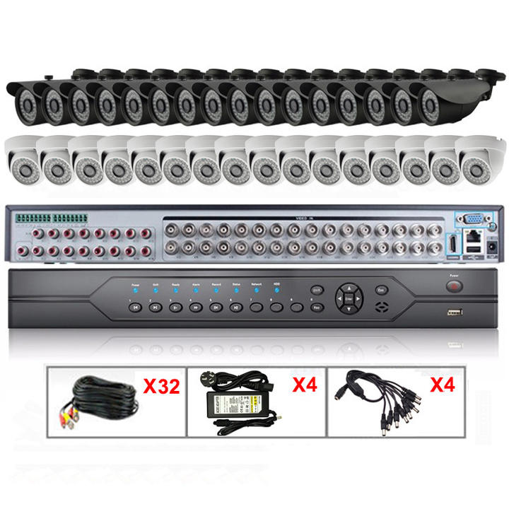 High Quality 1080P 32CH Security Camera AHD DVR KIT