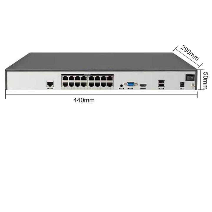 High Quality 16 Channel 4K POE NVR Network  Video Recorder Camera