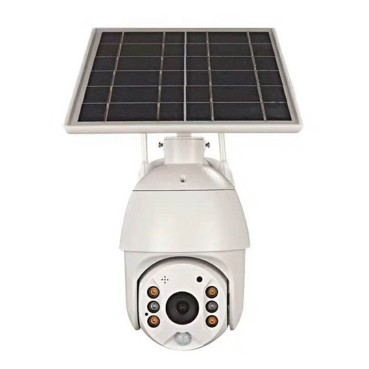 High Quality 4.0Megapixel Battery Wifi Solar power Double lights IP Pan&Tilt Camera with 15600mA battery