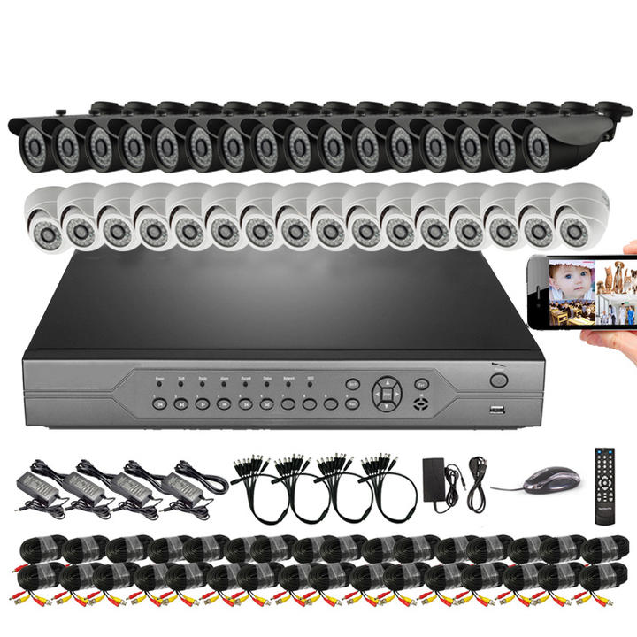 High Quality 720P 32 Channel Security Camera DVR System KIT