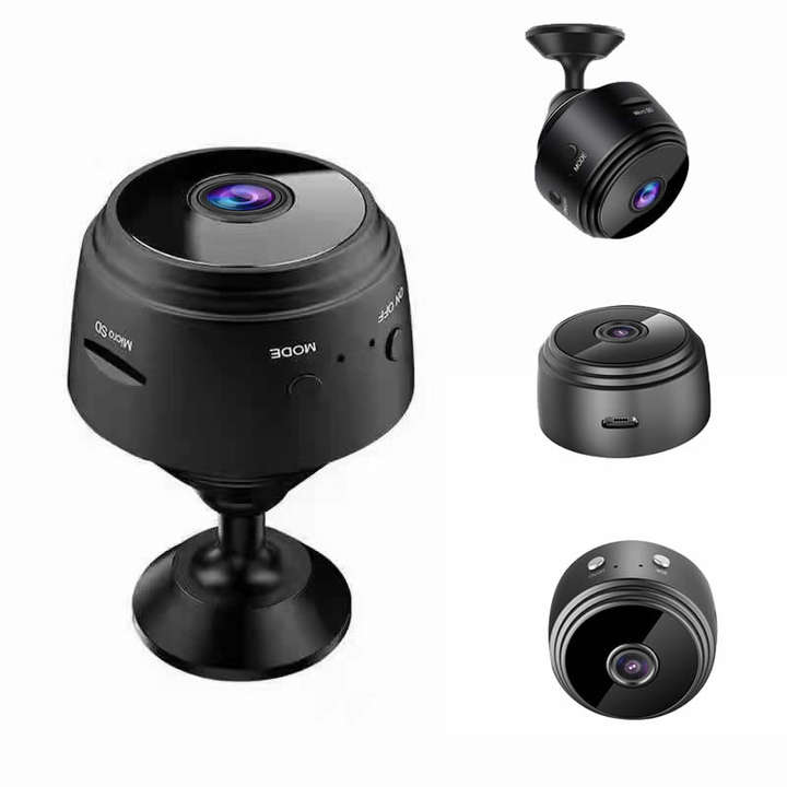 Hot Sale 480P Battery Wifi Mini Camera (Diameter 40mm * 26mm)