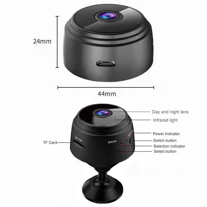 Hot Sale 480P Battery Wifi Mini Camera (Diameter 40mm * 26mm)