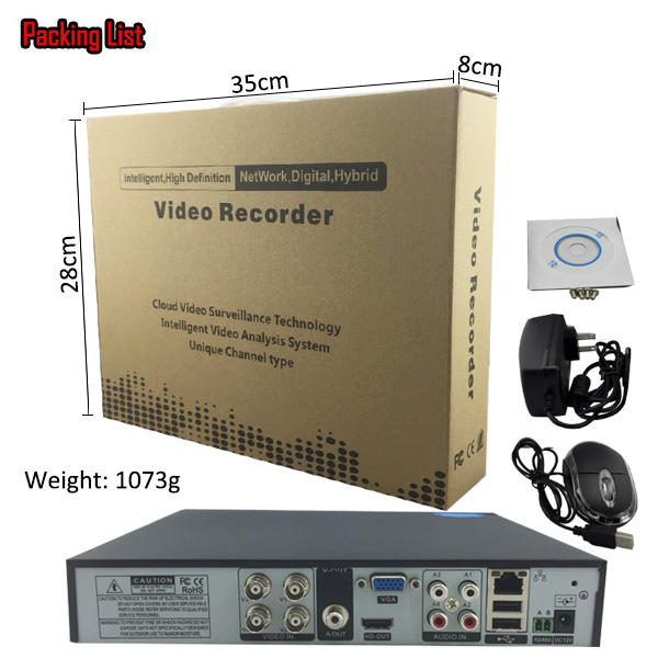 Hot Sale 4chs 1080N DVR