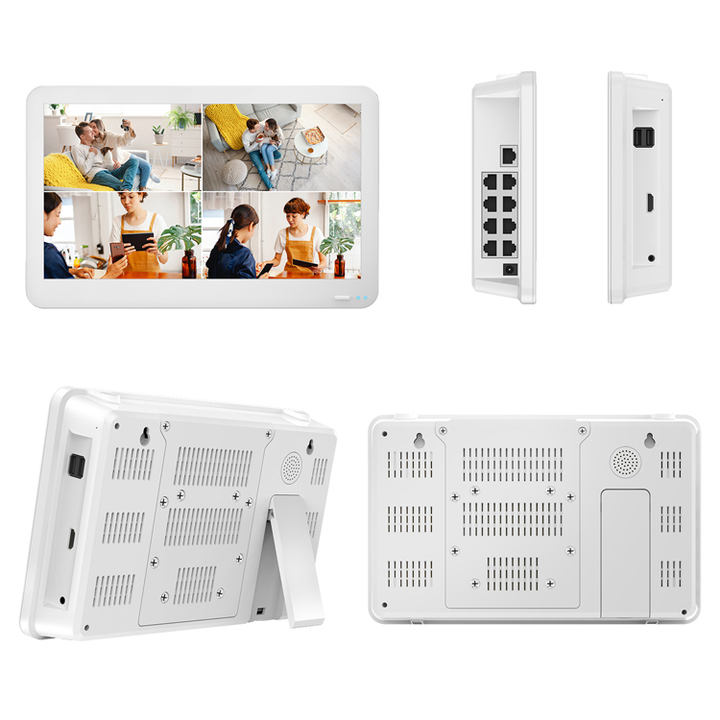 Hot Sale 8chs 5.0megapixel IR/Full color camera POE Nvr Kits with 11.6 Monitor