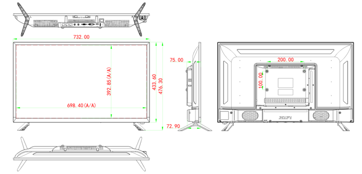 Hot Sales!!! 32inch Monitor 4K HD CCTV Monitor LCD Monitor