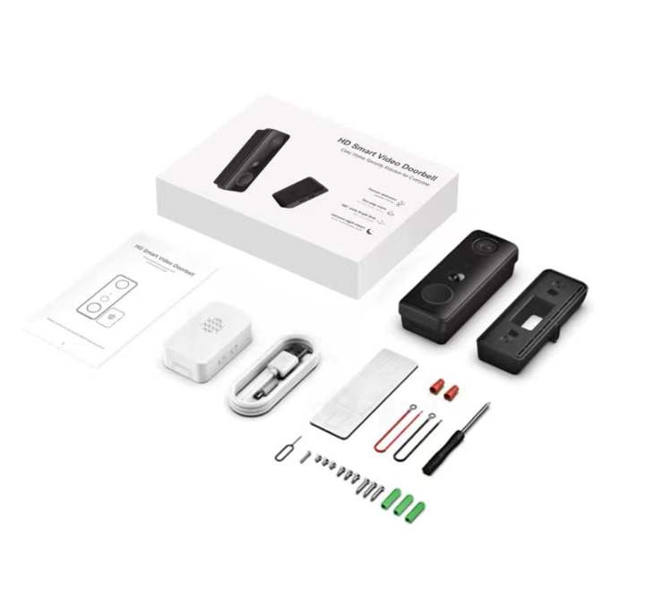 Hot Selling 2.0 Megapixels Wifi Mini  IP Wireless Tuya Smart  Smart Life Doorbell IP Camera