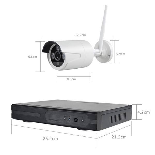 Hot sales HD 720P Waterproof IP Wifi Outdoor CCTV Camera 8channel NVR KIT Security CCTV Camera System