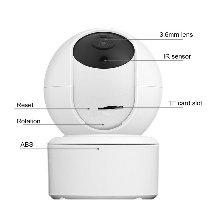 Icsee 2.0Megapixels Wifi IP  P2P CCTV  IP Mini Home CCTV Camera  Icsee