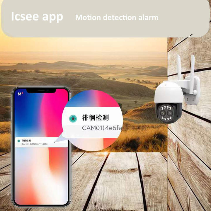 Icsee 2*4MP 8X ZOOM Full Color Wifi 8MP PTZ Security Wireless Dual Lens Camera 2 Way Audio