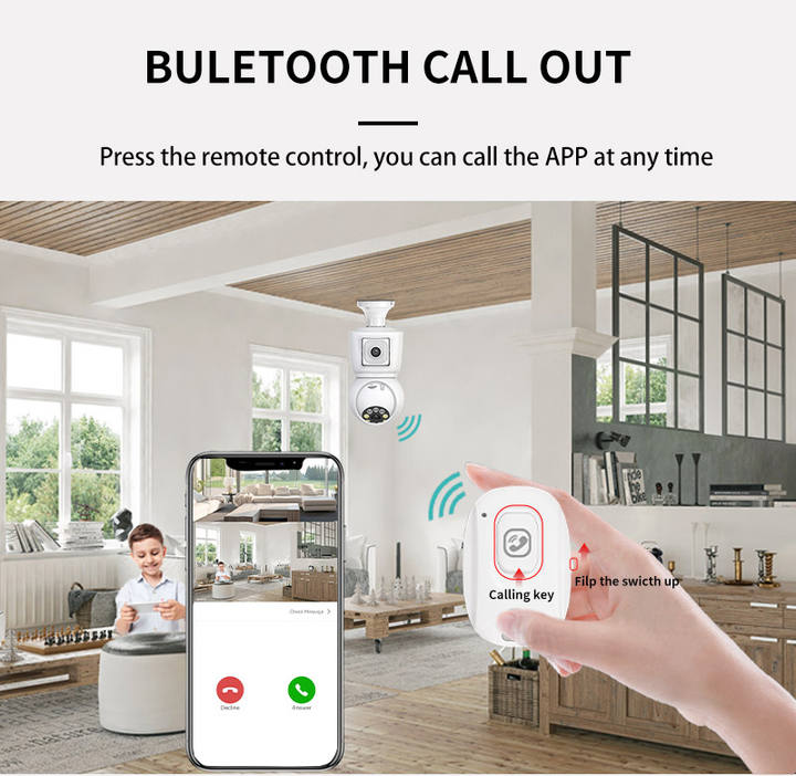 Icsee  Bullet PT Dome linkage NVR Kit WIFI  CCTV Bulb Camera  Audio intercom Camera kit